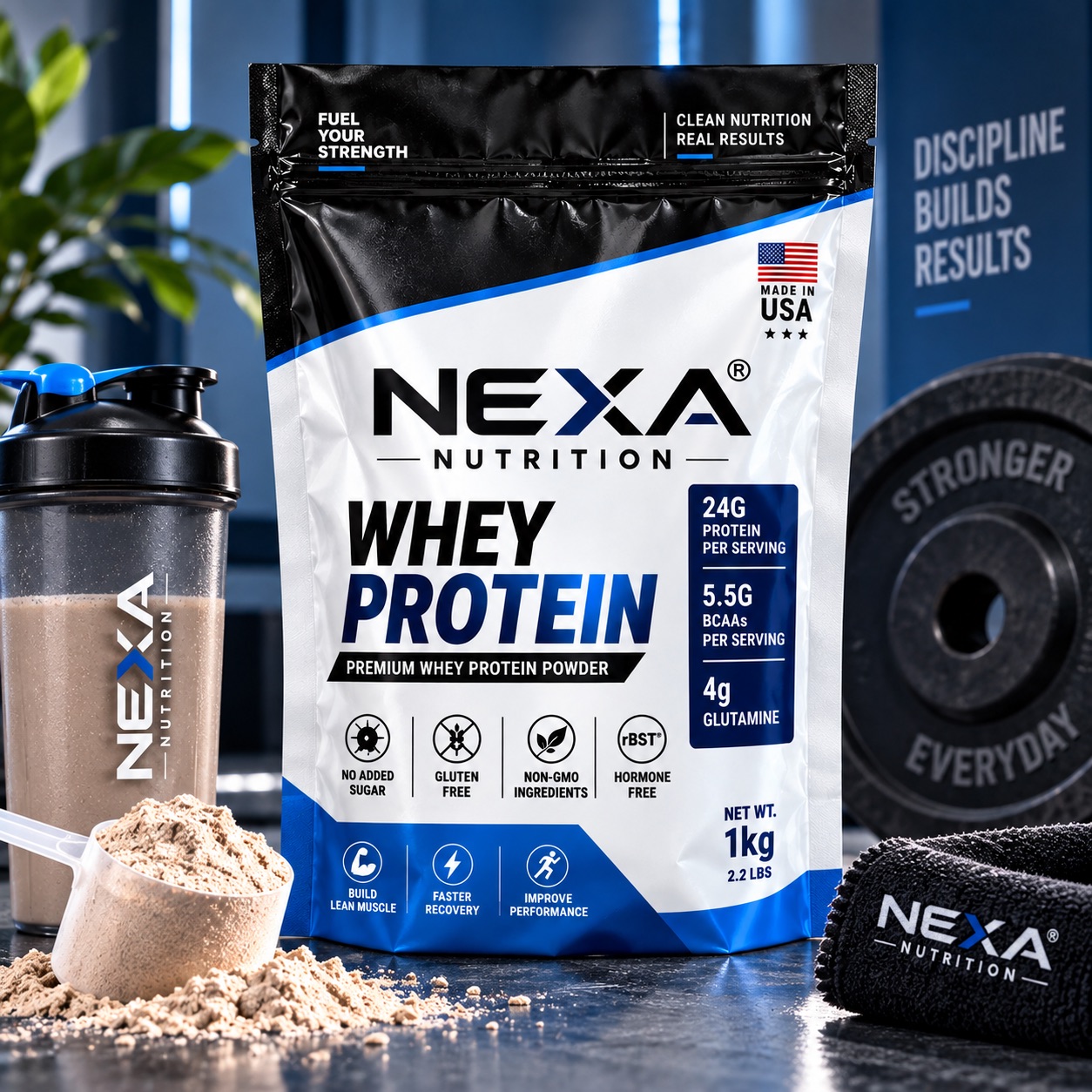 Whey Protein Front